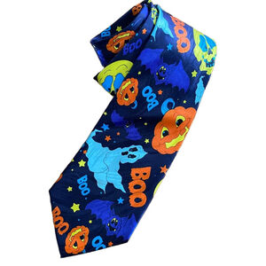 Men's Keith Daniels Tie, Halloween, One Size, Blue
